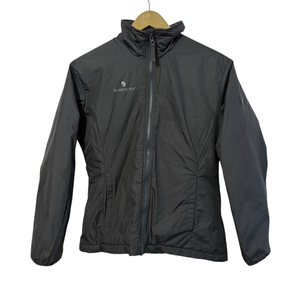 Helly Hansen Seabourn XS PolarShield Gray Puffer Insulated Zip Jacket Outdoor